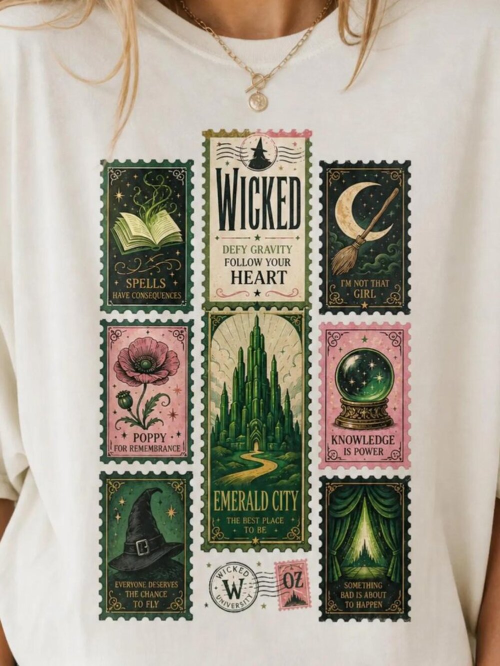Wicked Shirt, Changed For Good, Wicked The Musical, Defying Gravity Tee